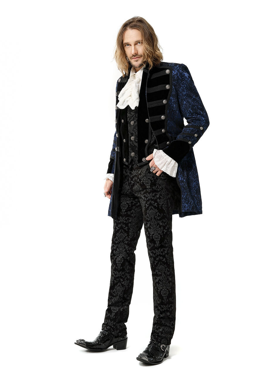 photo n°10 : Manteau brocard bleu gothique