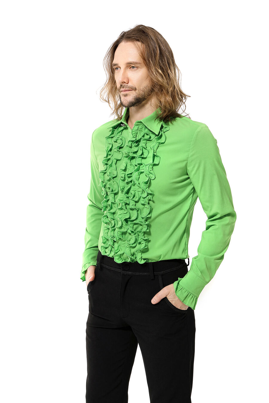 photo n°2 : chemise homme jabot disco rock