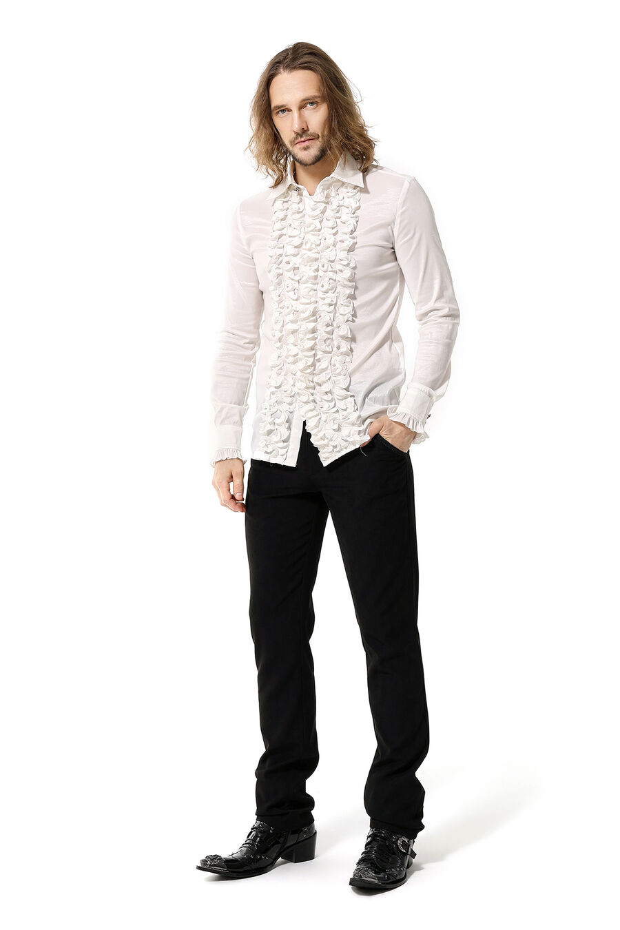 photo n°2 : Chemise homme jabot disco