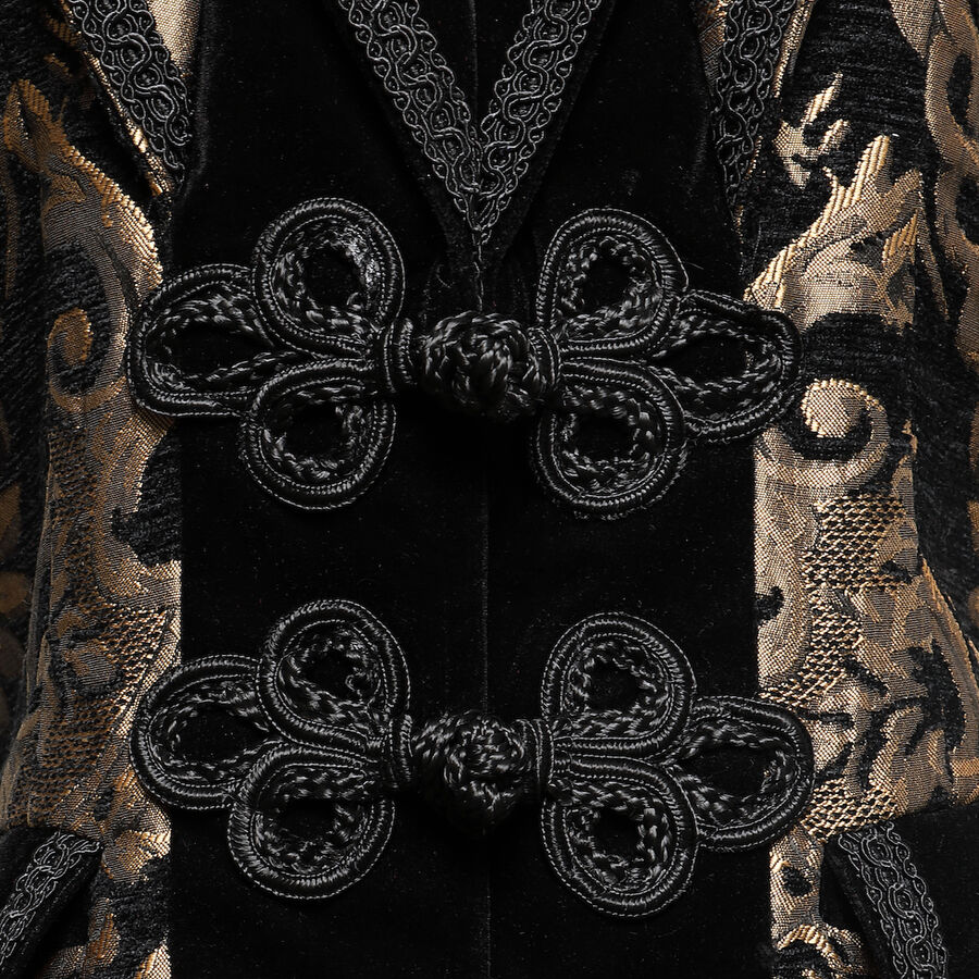 photo n°8 : gilet femme queue-de-pie jacquard style baroque