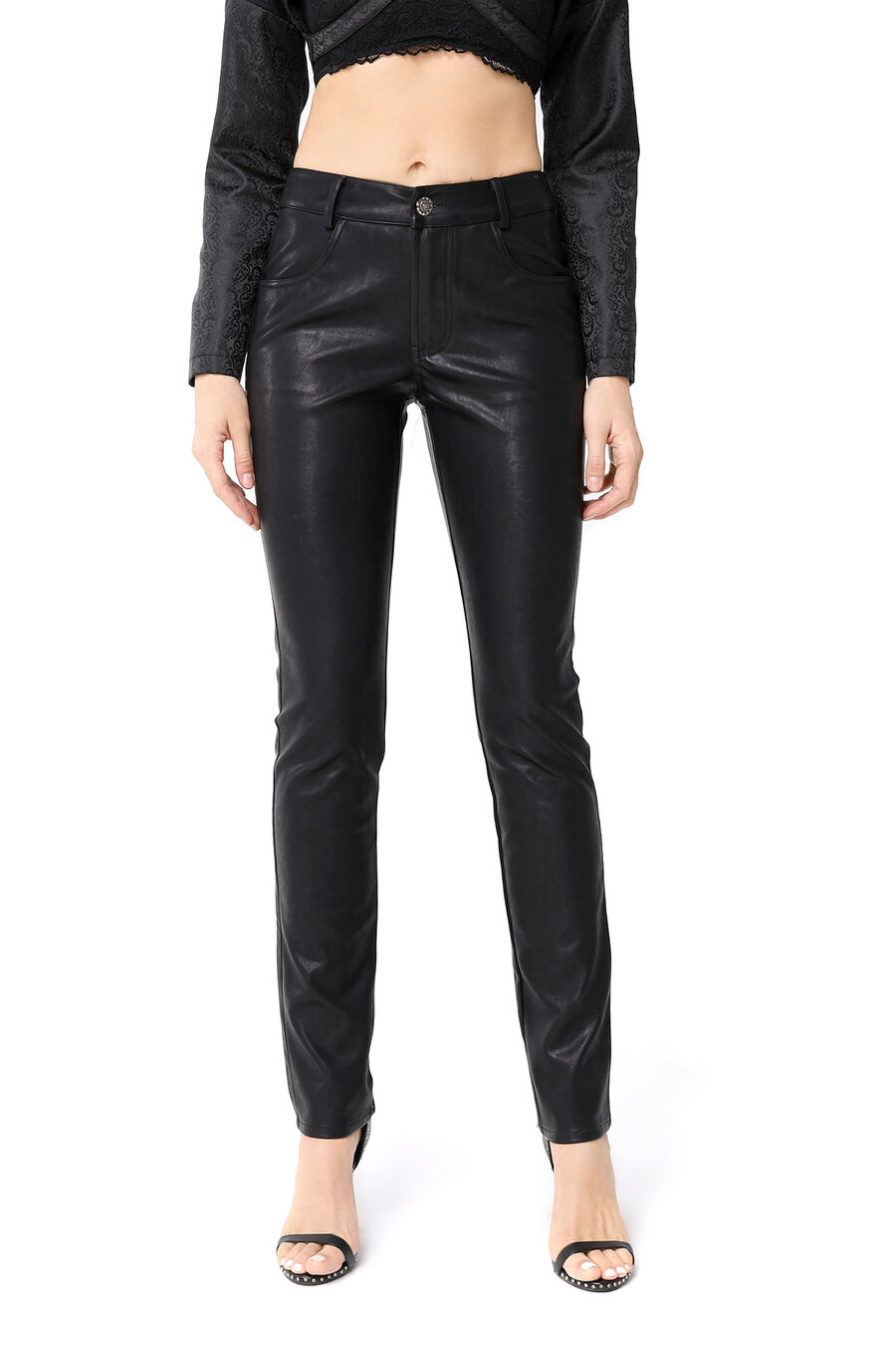 photo n°4 : pantalon femme rock simili cuir