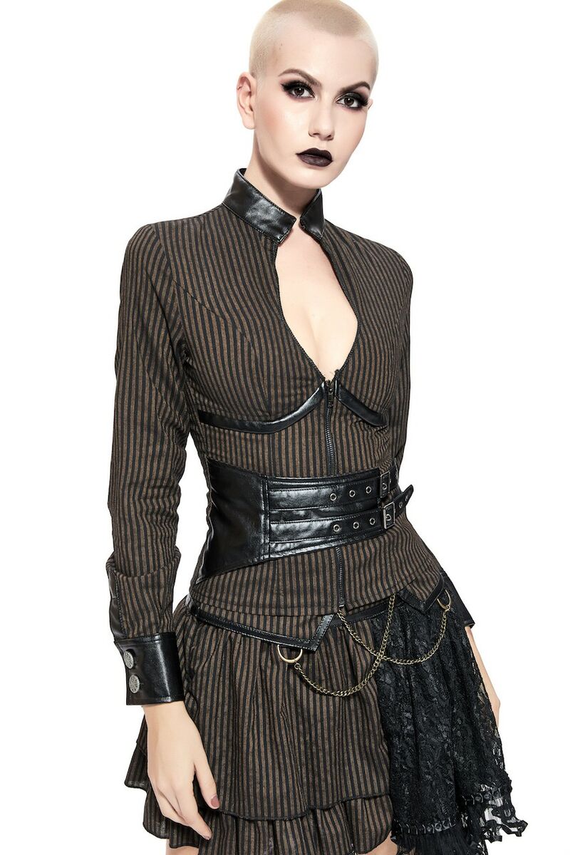 photo n°2 : Bustier steampunk gothique pour femme