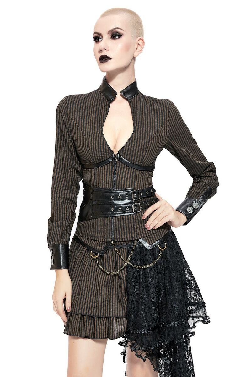 photo n°3 : Bustier steampunk gothique pour femme