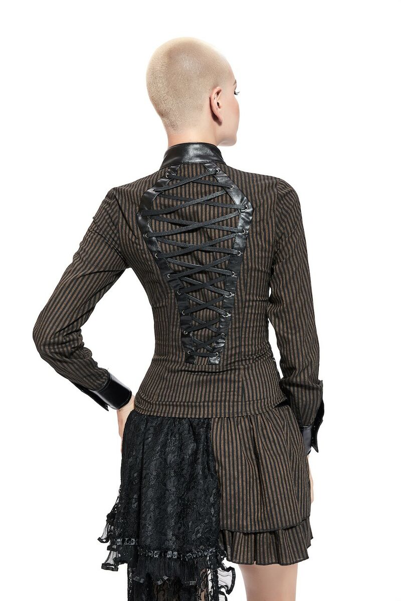 photo n°6 : Bustier steampunk gothique pour femme