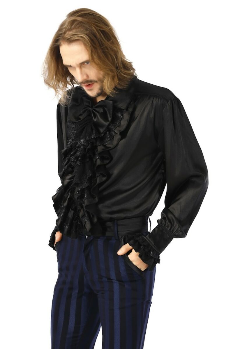 photo n°4 : Chemise gothique noir aristocrate