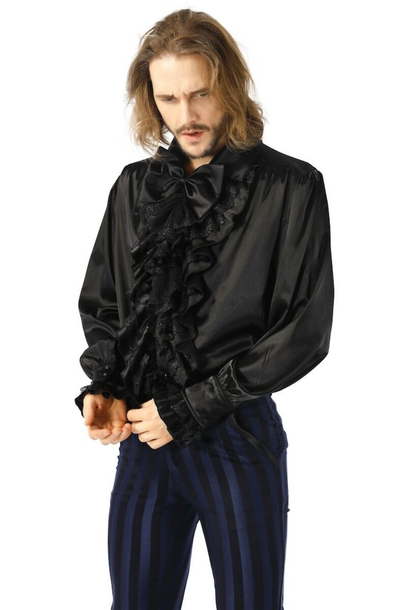 photo n°5 : Chemise gothique noir aristocrate