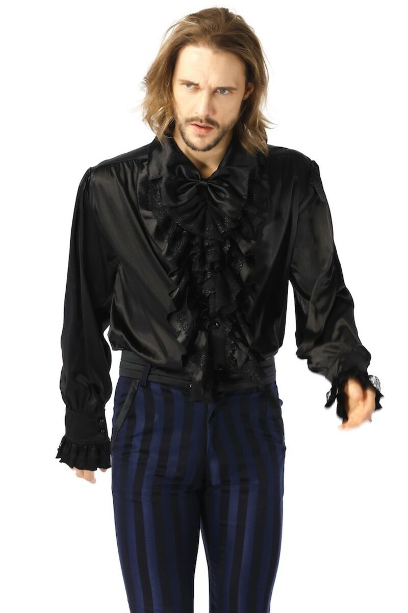 photo n°6 : Chemise gothique noir aristocrate