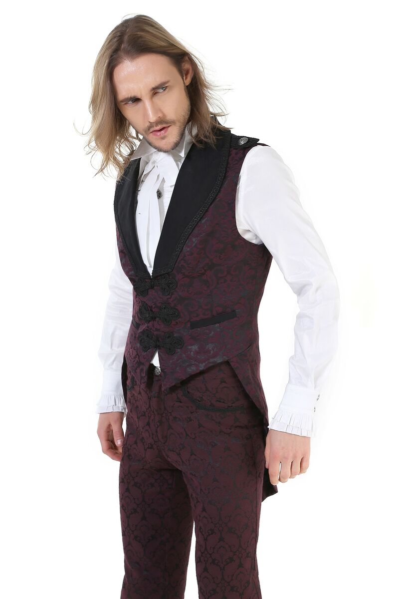 photo n°2 : Gilet aristocrate bordeaux homme