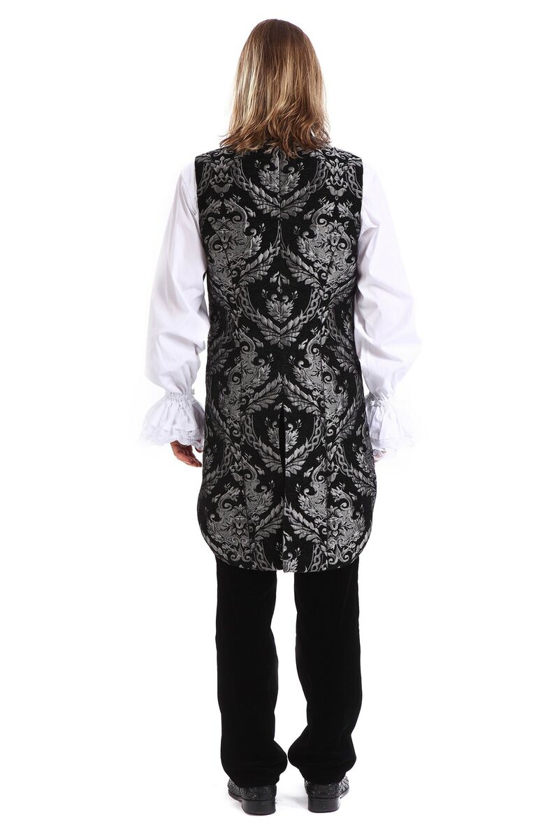 photo n°3 : Gilet royaliste gris style gothique Homme