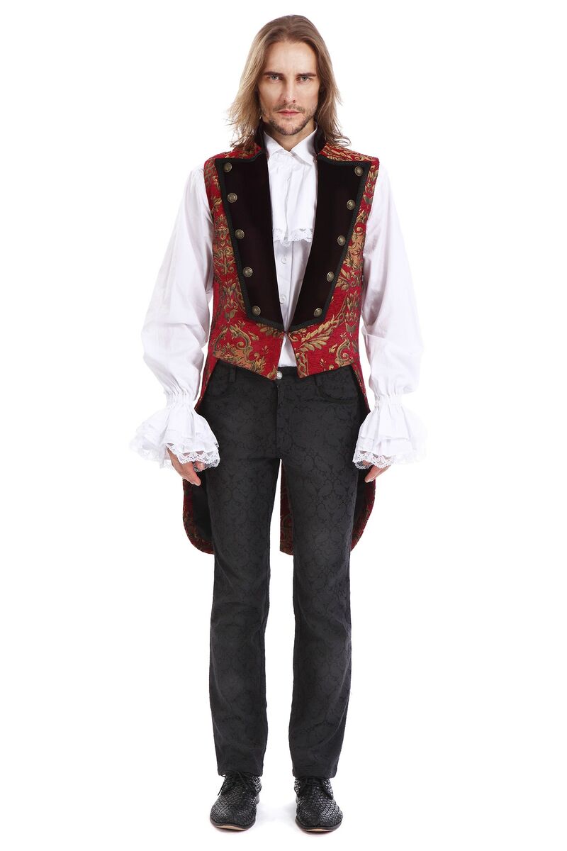 Gilet royaliste red gothique Homme