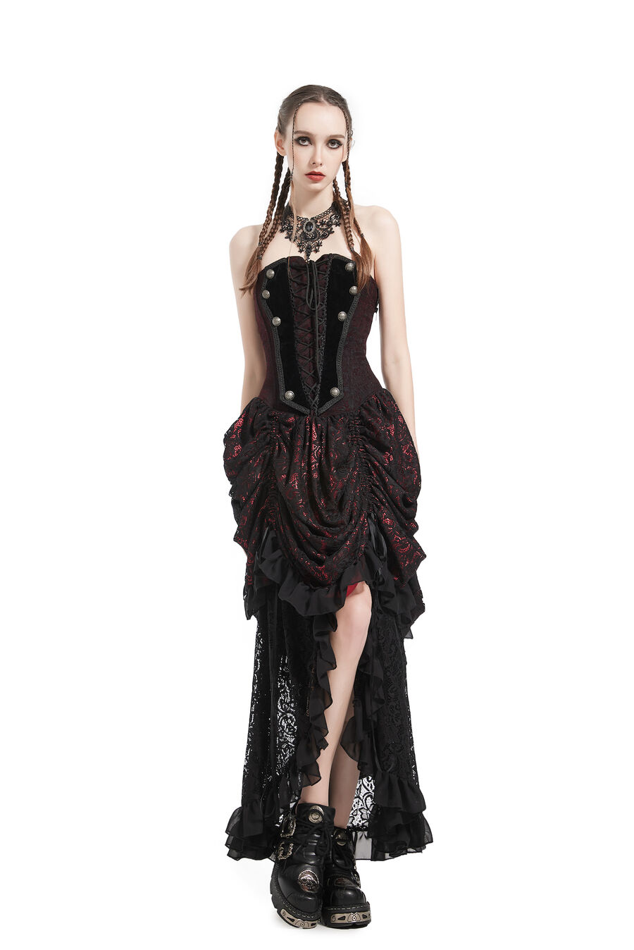 photo n°5 : Robe bustier en dentelle gothique