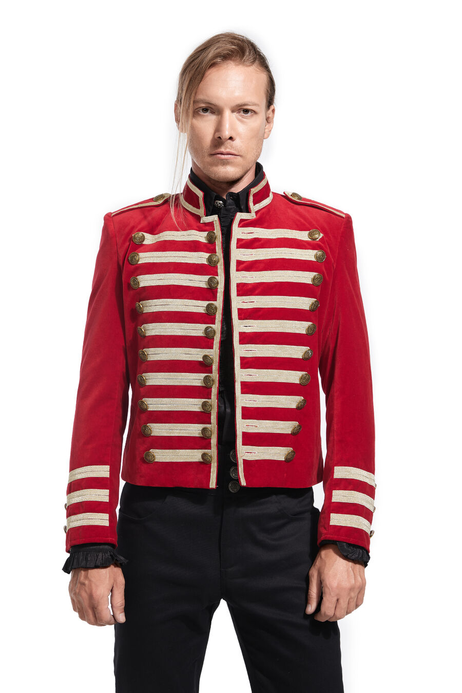 Veste officier velours homme