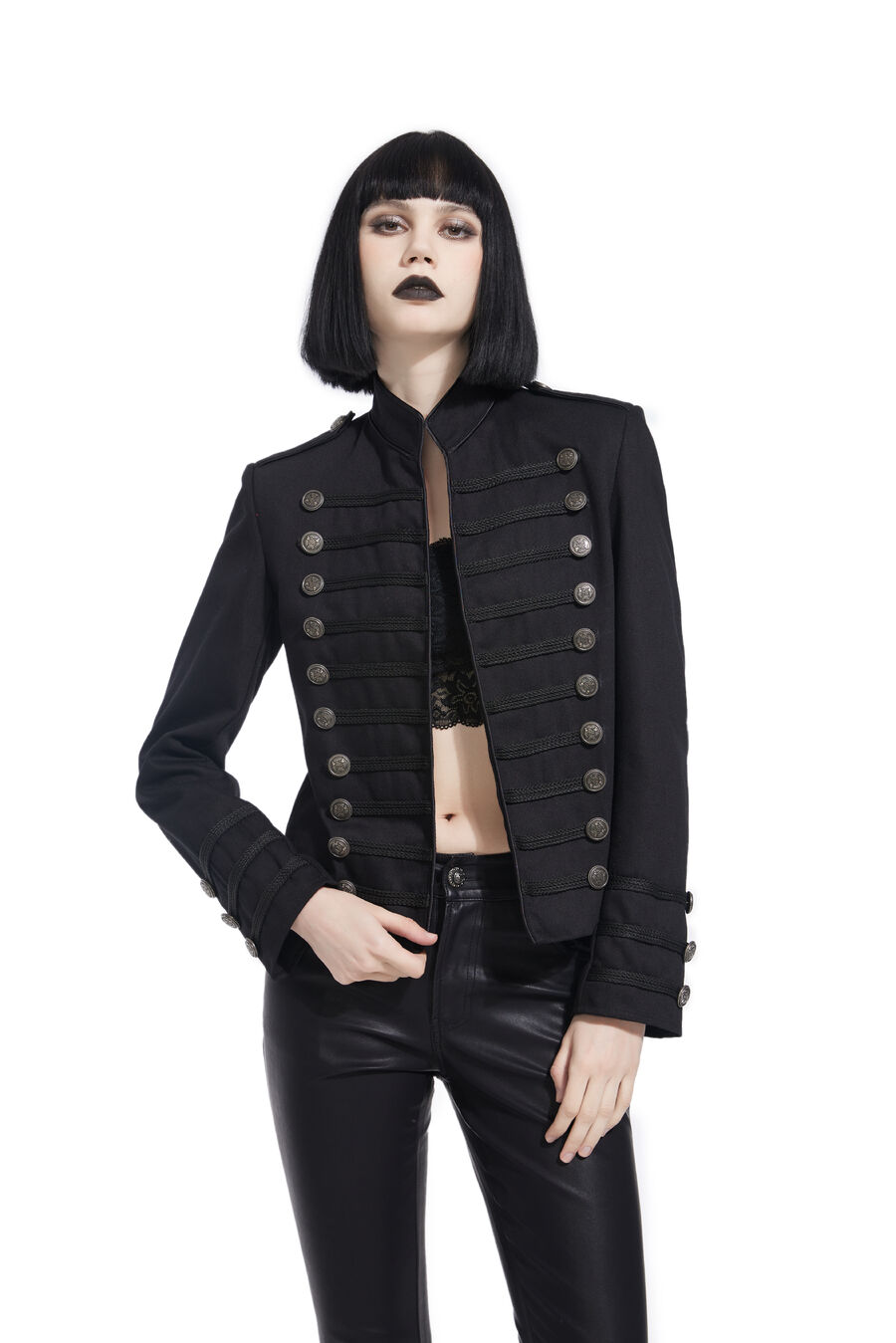 Veste officier femme pentagramme