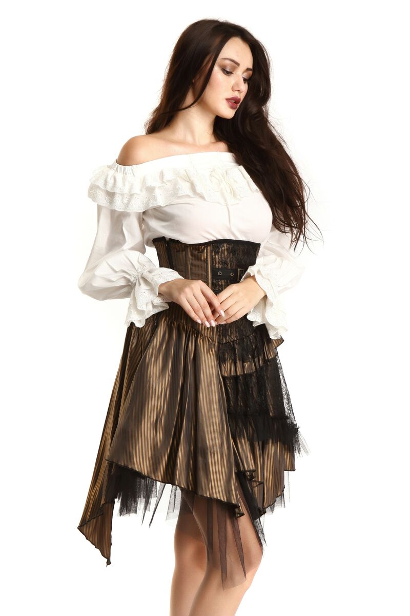 photo n°3 : Jupe serre-taille steampunk pour femme