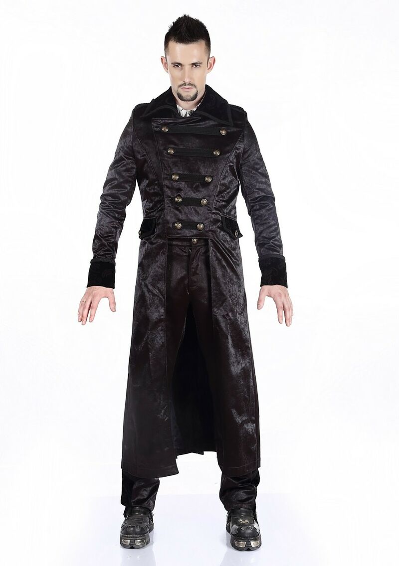 Manteau gothique aristocrate long pour homme