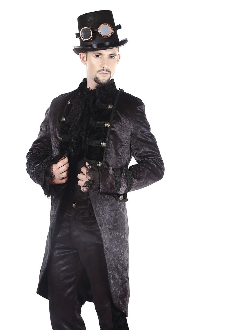 photo n°4 : Manteau gothique aristocrate mi-long pour homme