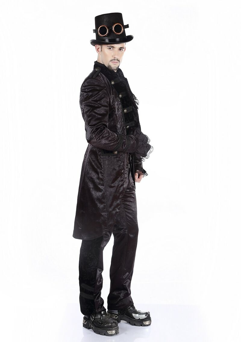 photo n°5 : Manteau gothique aristocrate mi-long pour homme