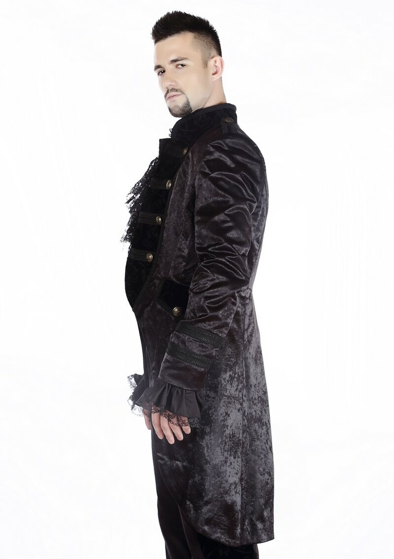 photo n°10 : Manteau gothique aristocrate mi-long pour homme