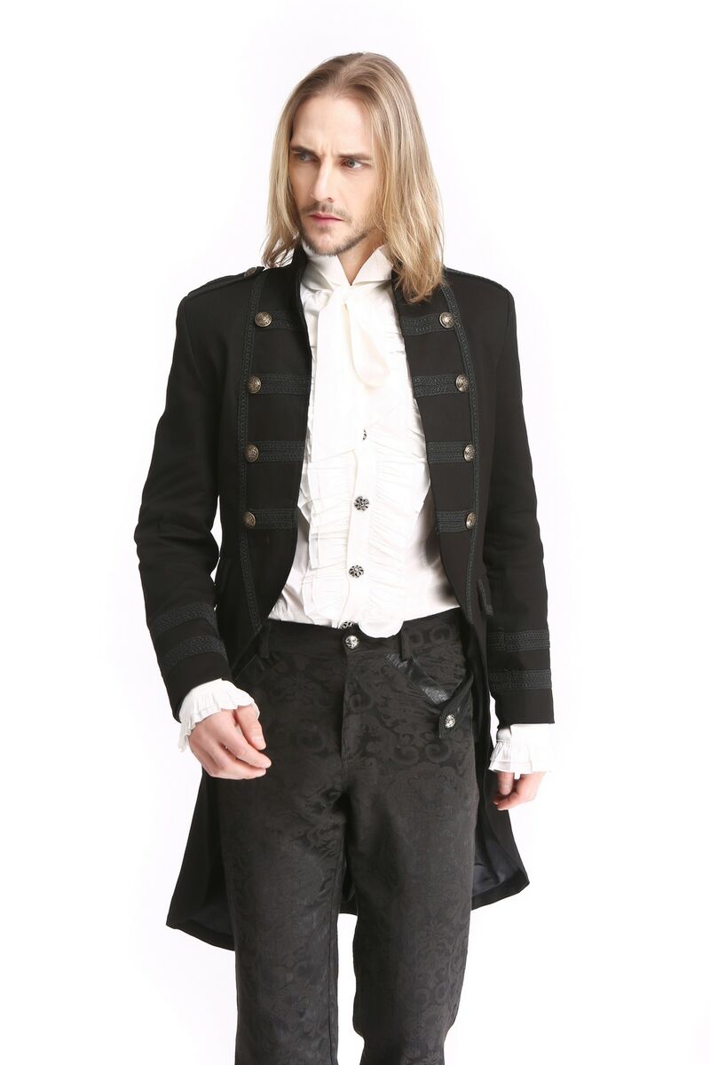 photo n°4 : Manteau gothique aristocrate mi-long pour homme