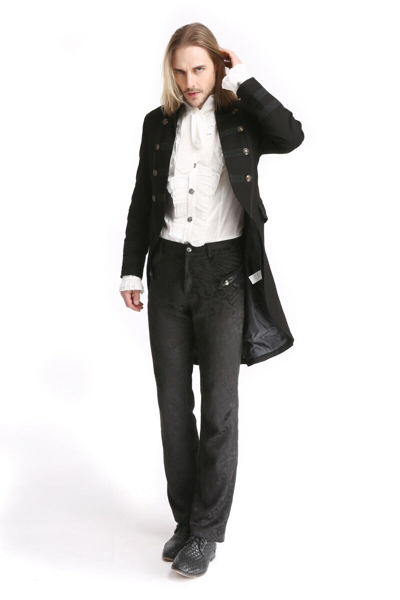 photo n°5 : Manteau gothique aristocrate mi-long pour homme