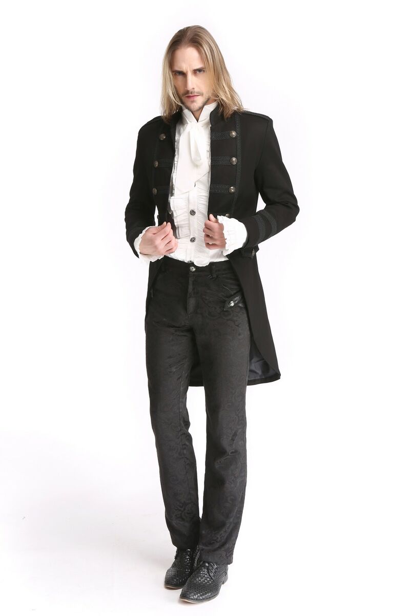 photo n°6 : Manteau gothique aristocrate mi-long pour homme