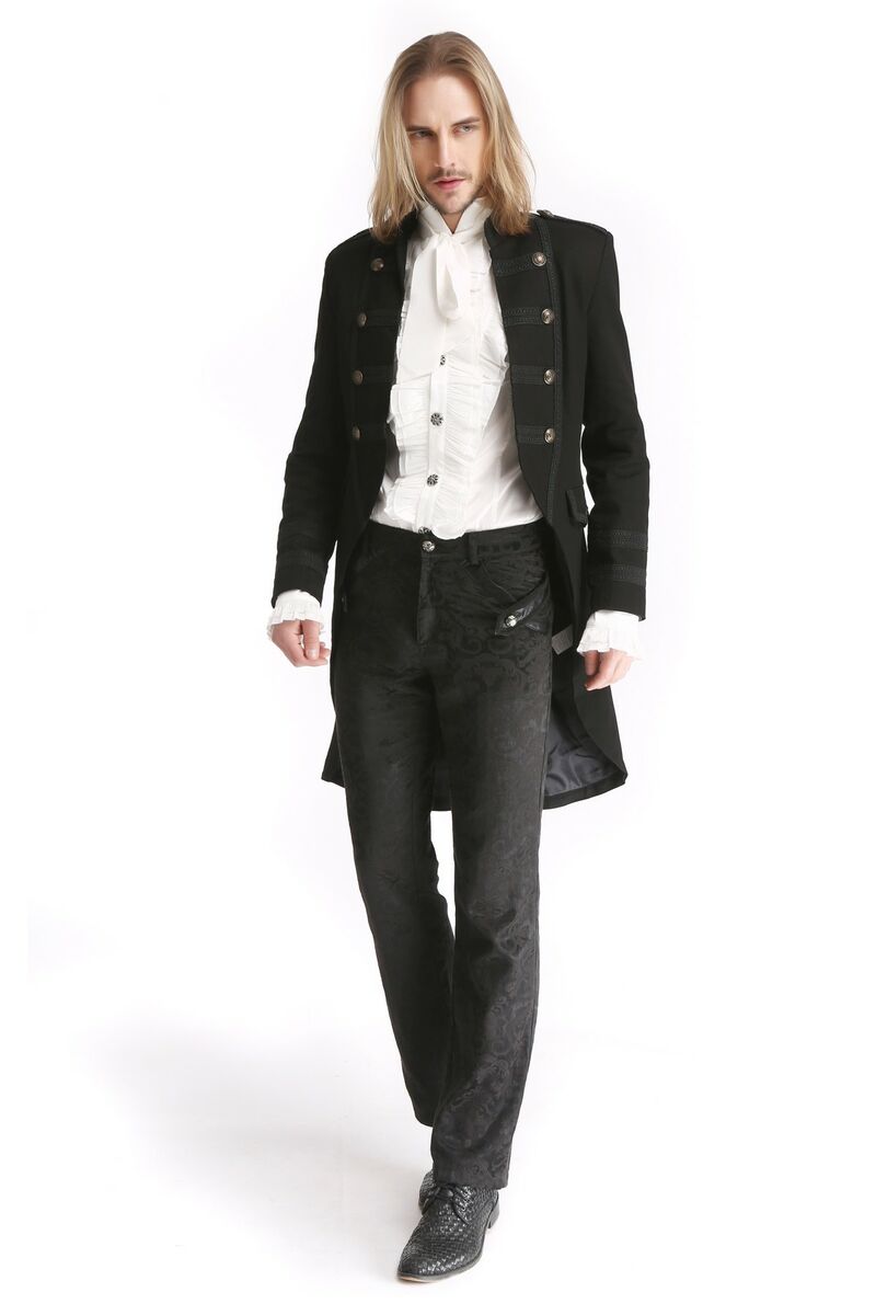 photo n°7 : Manteau gothique aristocrate mi-long pour homme