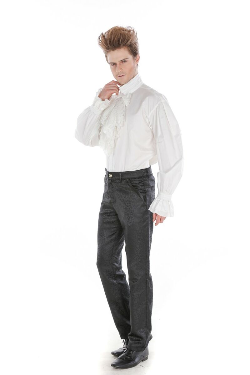 photo n°3 : Pantalon gothique à brocard pour homme