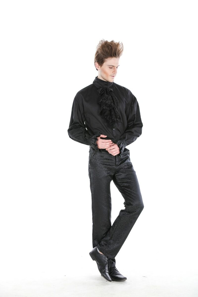 photo n°4 : Pantalon gothique à brocard pour homme