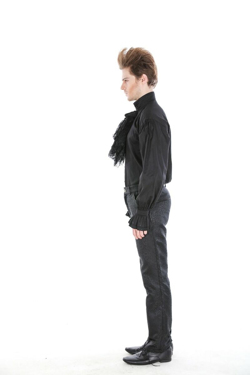 photo n°5 : Pantalon gothique à brocard pour homme