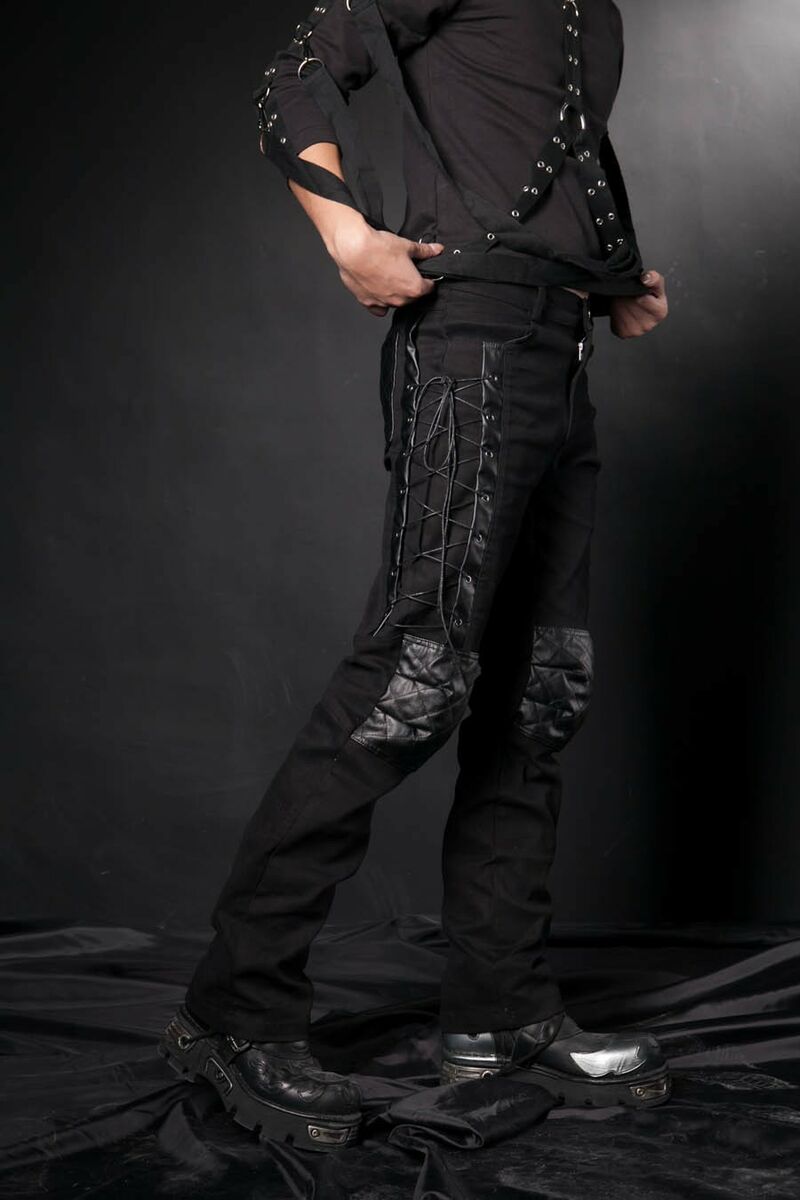 photo n°2 : Pantalon Homme Gothique Punk Lace