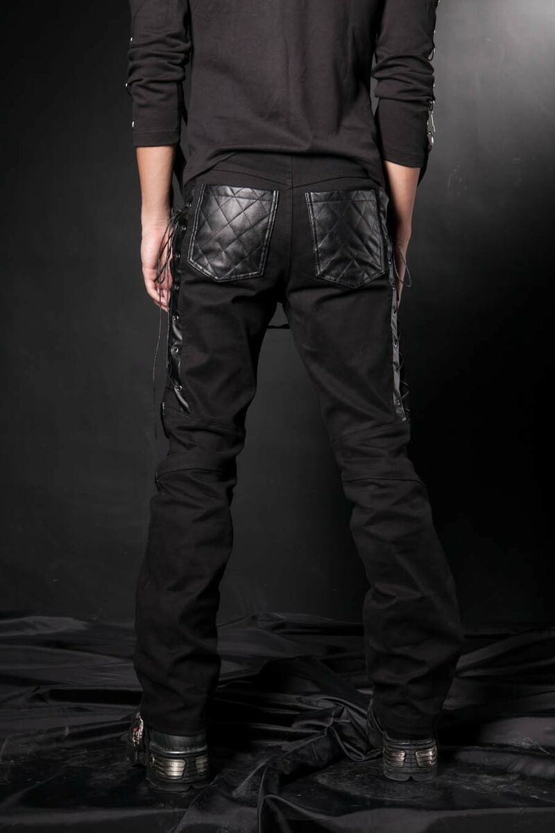 photo n°3 : Pantalon Homme Gothique Punk Lace