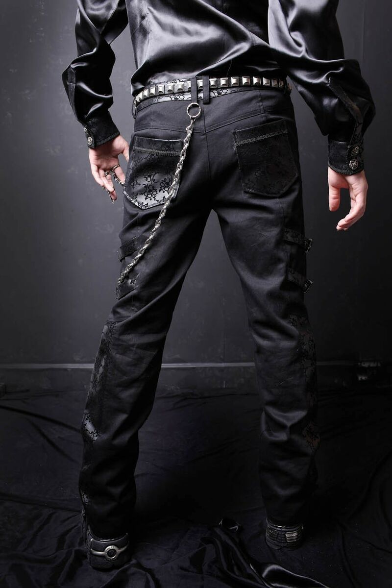 photo n°2 : Pantalon Homme Gothique Punk Rock sangles