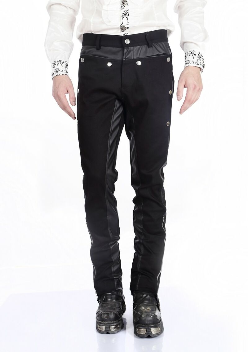 photo n°2 : Pantalon Steampunk Black Buttons