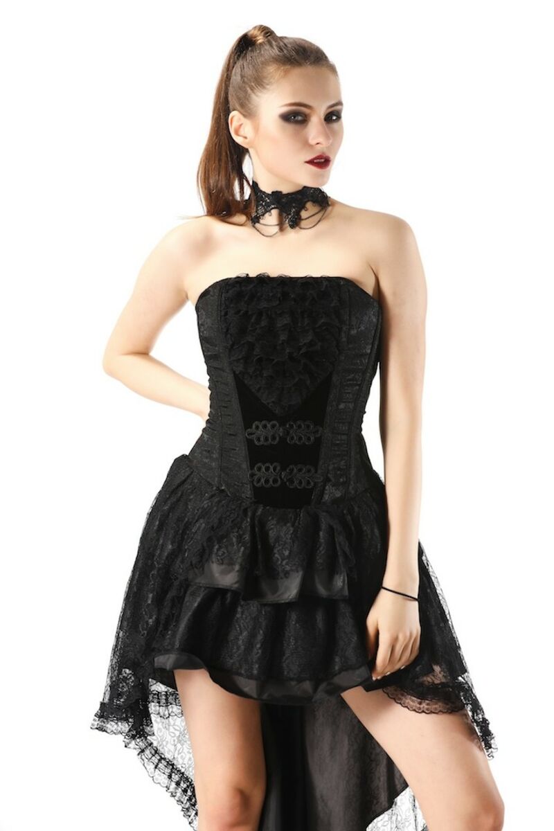 photo n°3 : Robe bustier en dentelle gothique