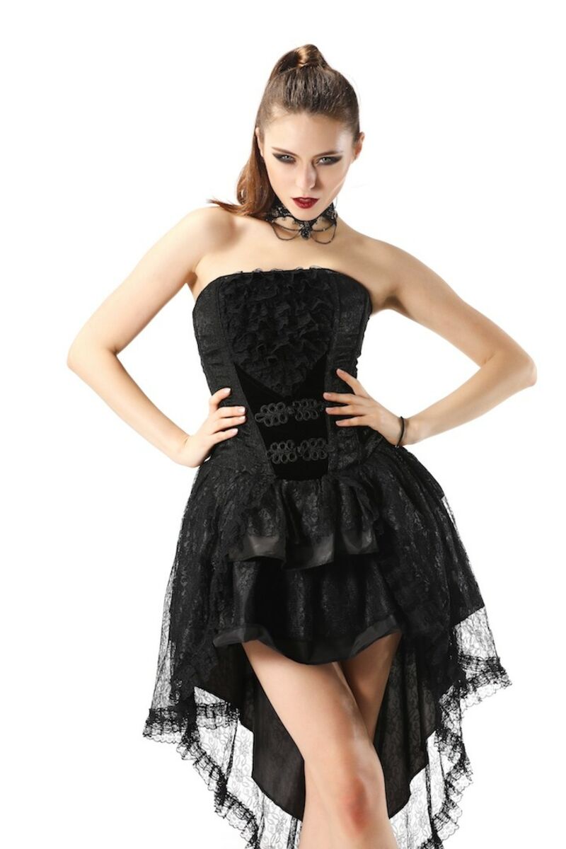 photo n°5 : Robe bustier en dentelle gothique