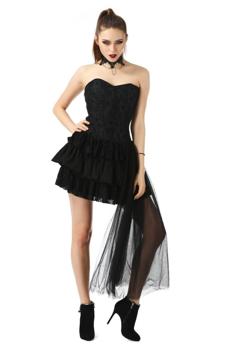 photo n°4 : Robe bustier en dentelle gothique