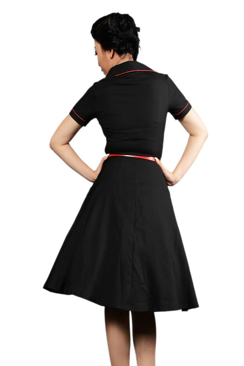 photo n°3 : Robe Chic Vintage 1950'S Rockabilly Noir