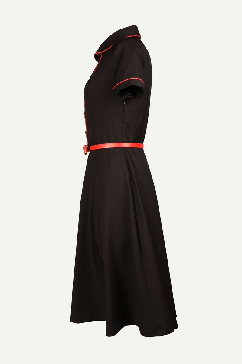 photo n°5 : Robe Chic Vintage 1950'S Rockabilly Noir