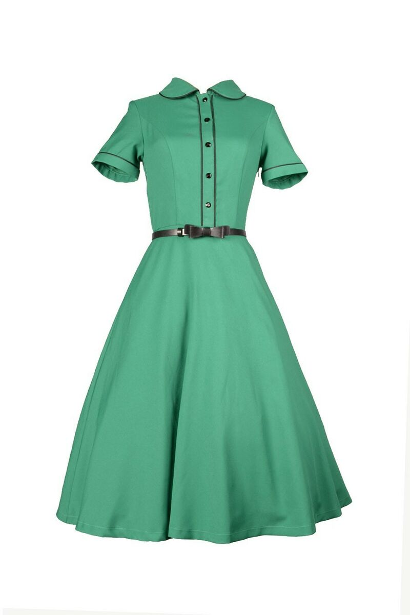 photo n°4 : Robe Chic Vintage 1950'S Rockabilly Vert