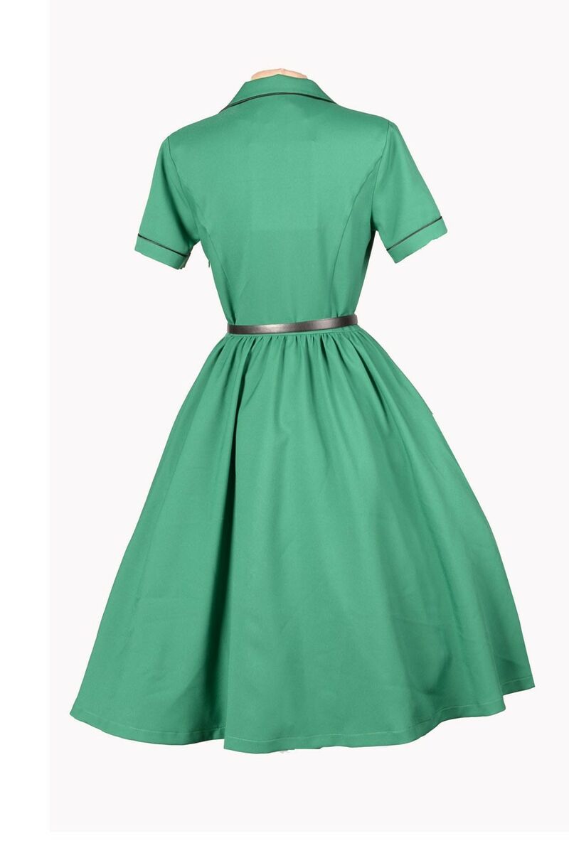 photo n°6 : Robe Crayon Rockabilly 50's Vert