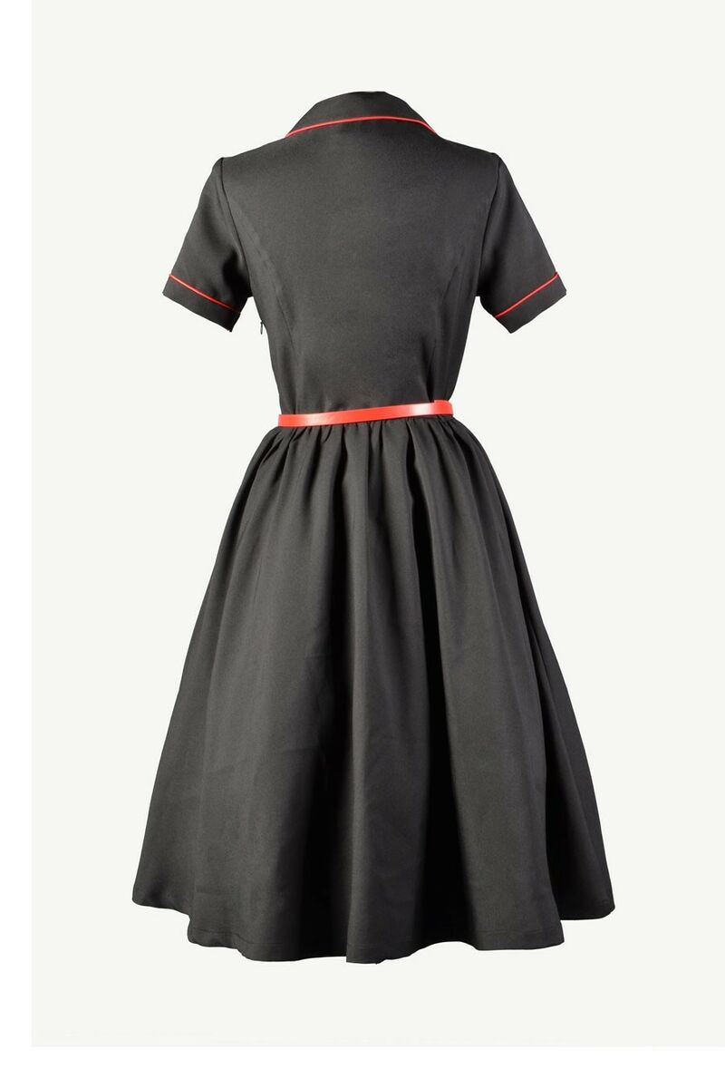 photo n°5 : Robe Crayon Rockabilly 50's Noir