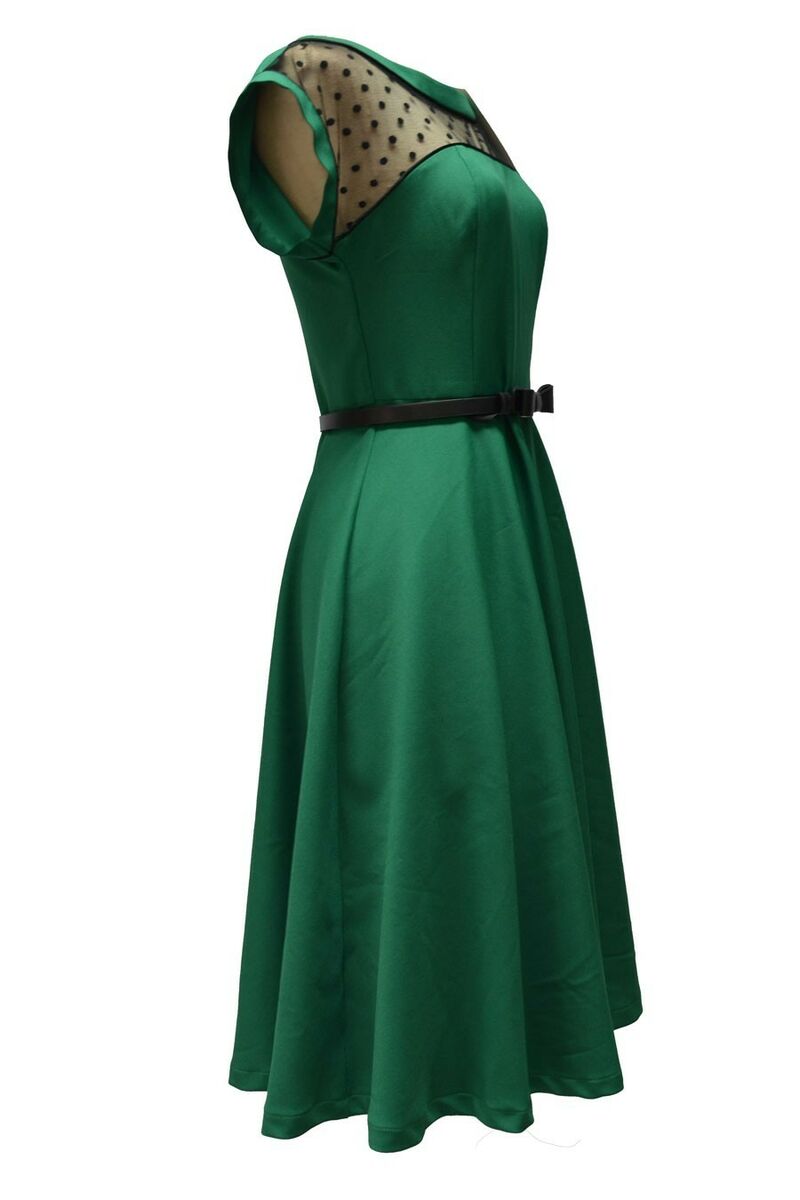photo n°2 : Robe Glamour manche court vert
