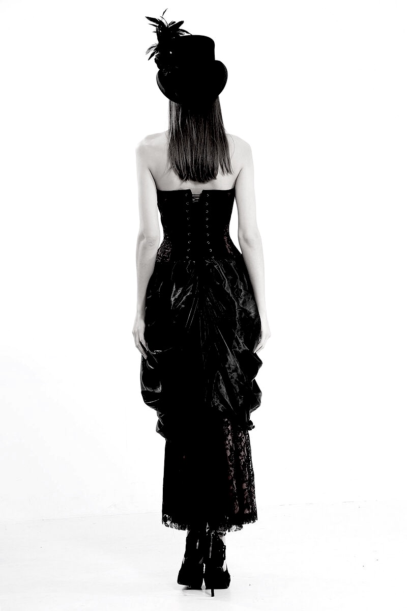 photo n°5 : Robe longue bustier victorienne pour femme