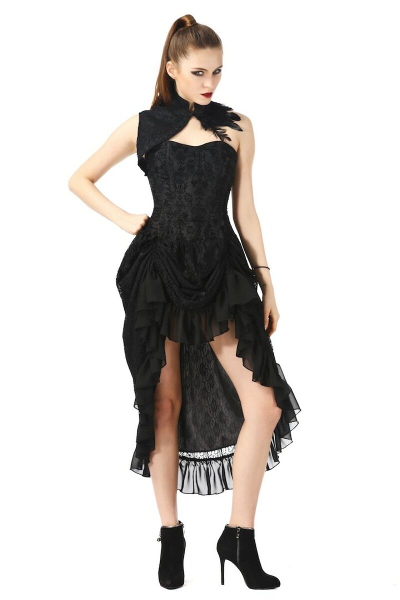 photo n°2 : Robe noir style cabaret gothique