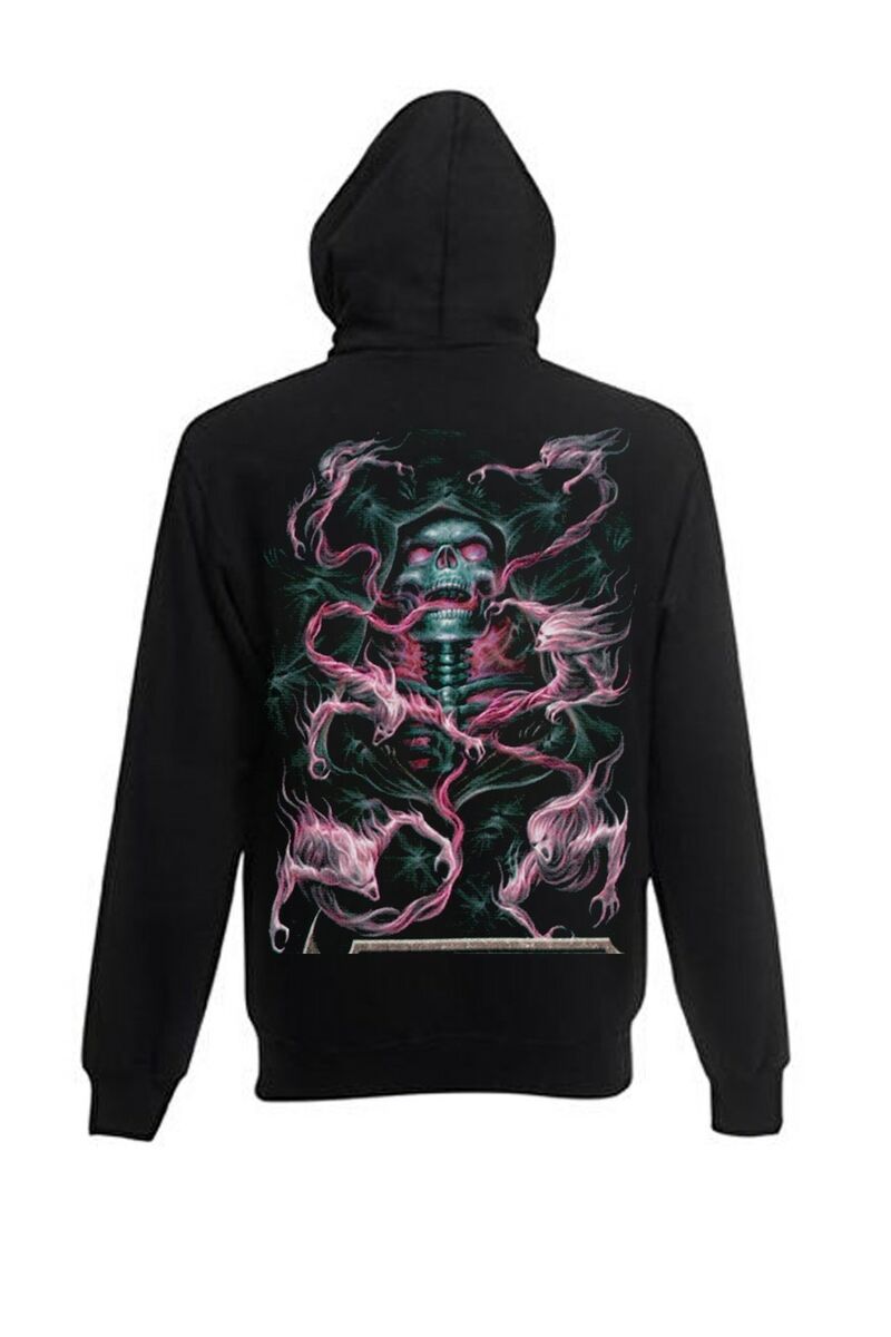 Sweat capuche gothique Death Rose