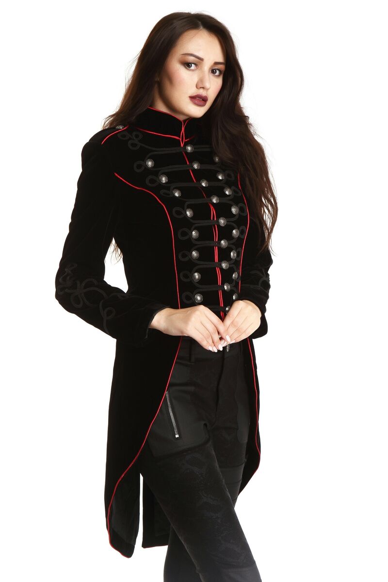 Veste en velours gothique pour femme