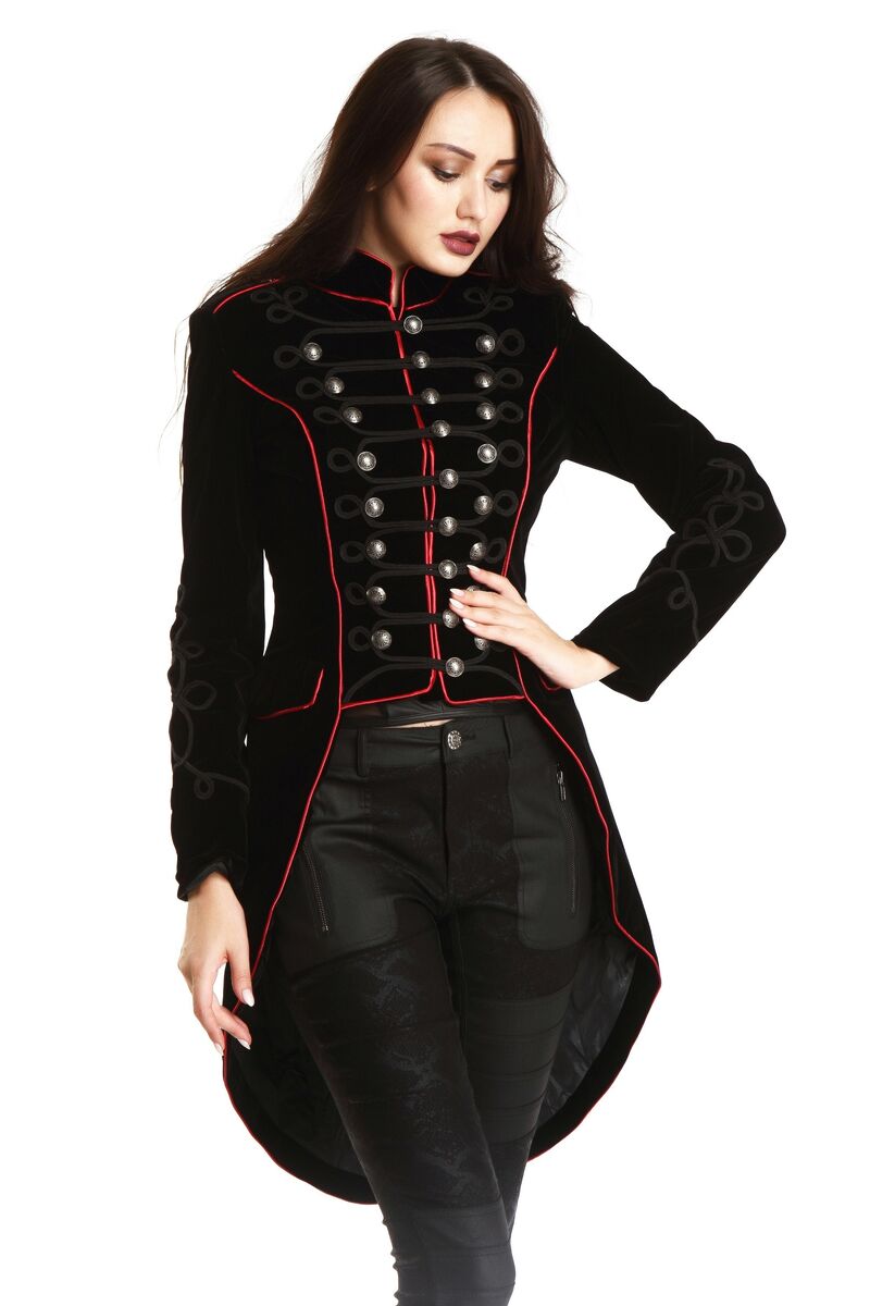 photo n°2 : Veste en velours gothique pour femme