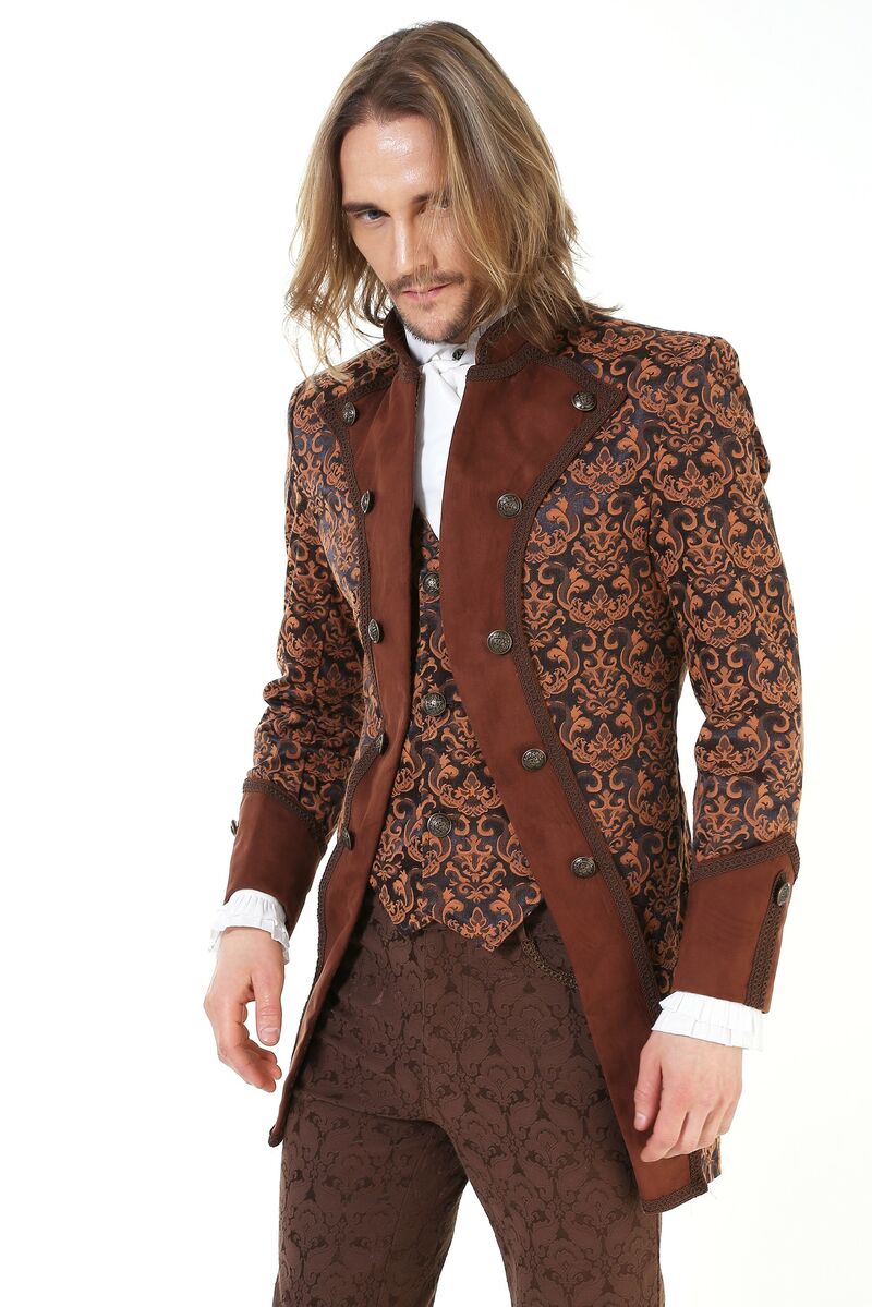 photo n°2 : Veste aristocrate steampunk à brocard pour homme