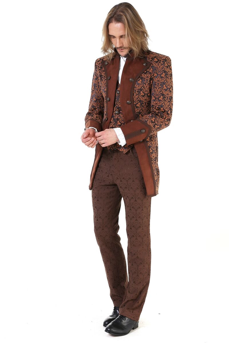 photo n°3 : Veste aristocrate steampunk à brocard pour homme