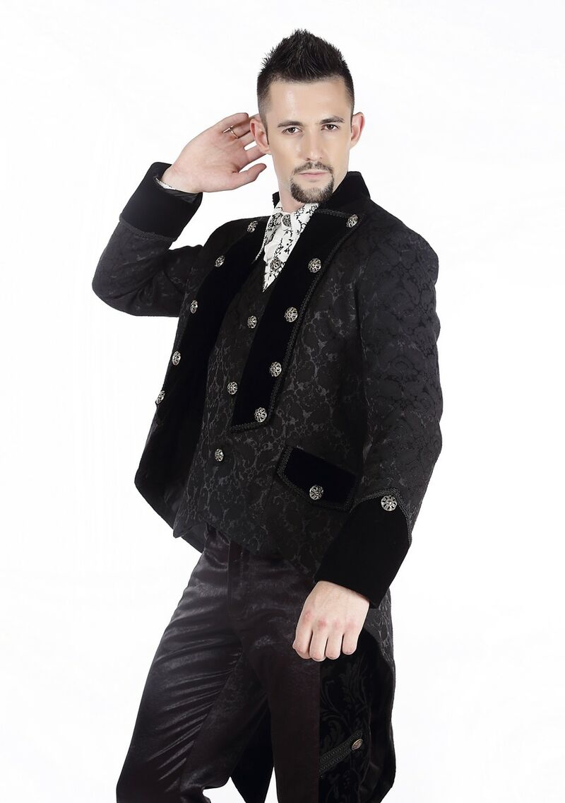 photo n°3 : Veste Homme Queue de Pie Gothique Aristocrate Victorien